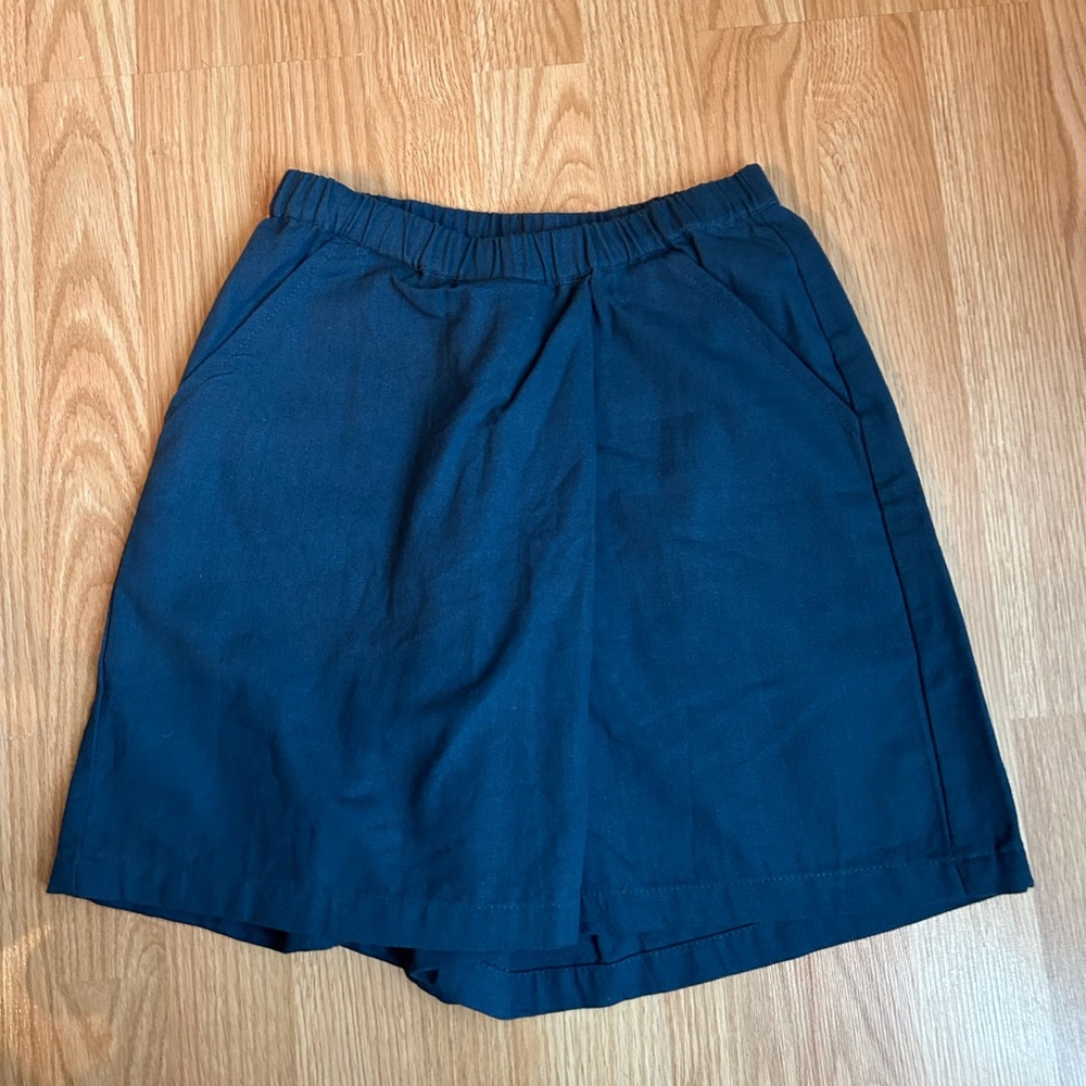 Kin Cotton Canvas Ellie Skort Indigo Blue 8 years NWT